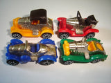 COLOURED & CHROME VINTAGE MODEL CARS SET 1 1:87 H0 - KINDER SURPRISE MINIATURES