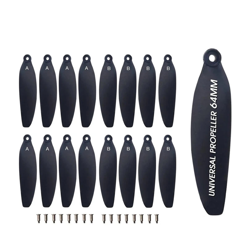 Universal 64mm/2.52In Drone Propellers for S2S, S136,S814,S162 Models - Repla...