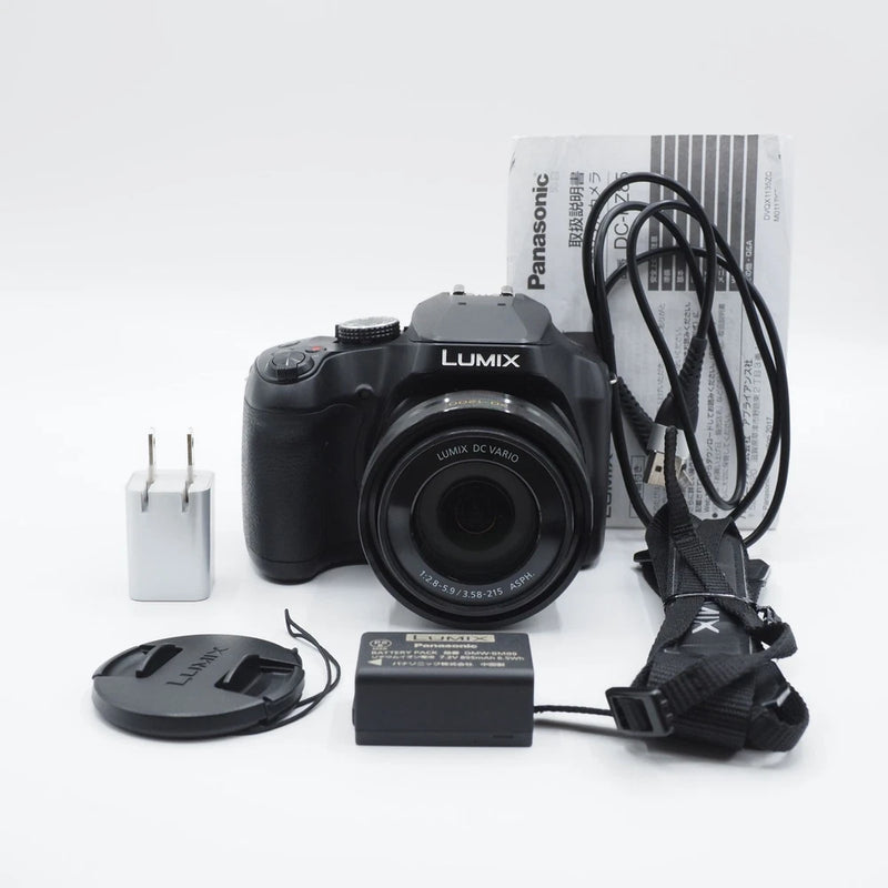 Panasonic LUMIX FZ85 Black Digital Camera 315 Shots Excellent Condition