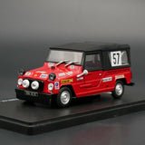 ixo 1:43 Renault Rodeo Rallye Infernal Diecast Car Metal Toy Car Model