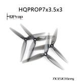 HQProp 7x3.5x3 7" 3-Blade Propeller Transparent Gray for X8 Long Range FPV Drone