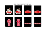 1/25 scale model semi truck manufacturers mud flaps 1:25