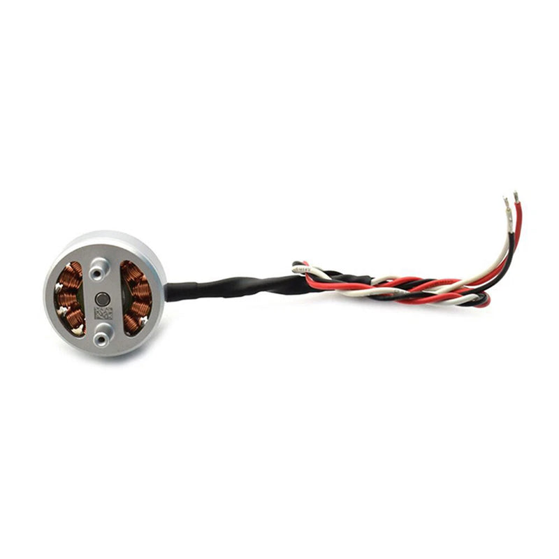 Drone motor for arm with copper windings and three-wire connector, black housing