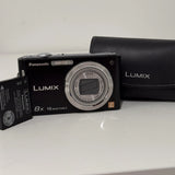 Panasonic Lumix DMC-FH27 Compact Digital Camera Black TESTED w/ Battery & Case?