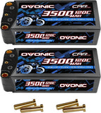 2S HardCase Lipo Battery 7.4V 3500mAh 120C with 5.0 Bullet Dean T Connector