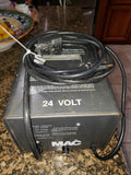 MAC 24 VOLT USED BATTERY CHARGER MODEL  V2410 PART # SS0060 Battery