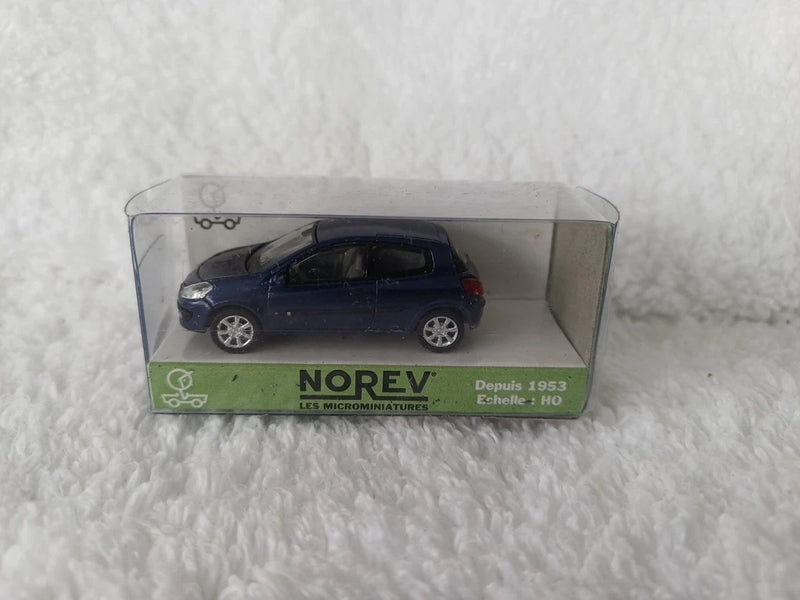Norev HO 1/87 Scale 517535 Renault Clio Blue Variant Plastic Model Car