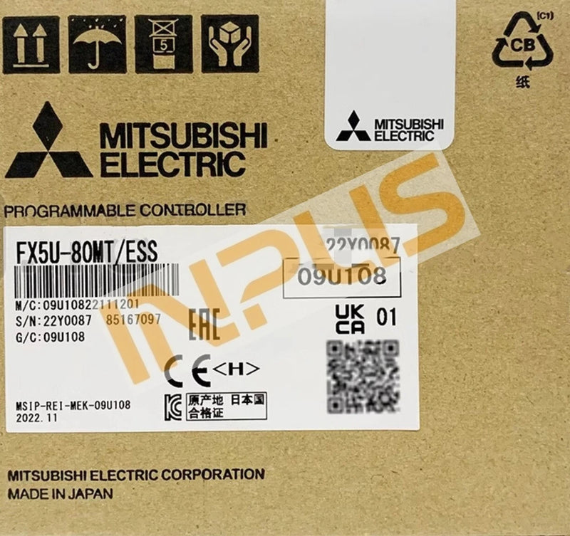 1PCS FX5U-80MT/ESS NEW MITSUBISHI PLC Programmable Controller FX5U-80MT/ESS