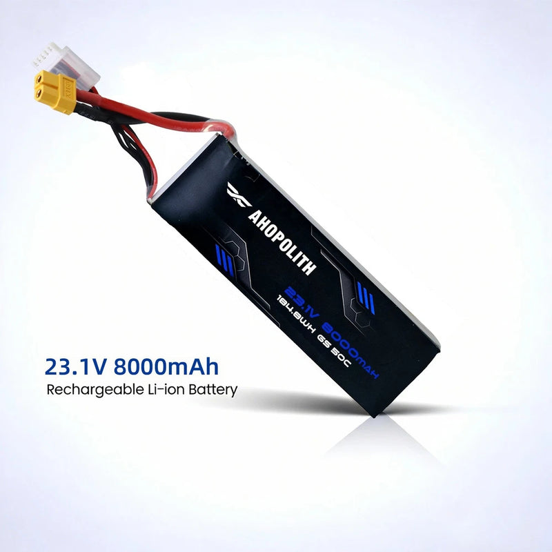 22.8V 50C 8000mAh 6S Lipo Battery with XT90 Plug for 7¡± 8"10" FPV Drone RC Batteryt