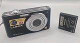 Panasonic LUMIX DMC-FS62 Digital Camera And Battery. Some Pixel Damage.