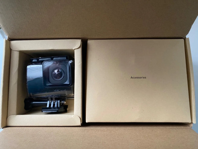 Crosstour Action Camera CT9500 4K WIFI WProof 50fps 20Mpxl 2 Batt+Access Unused