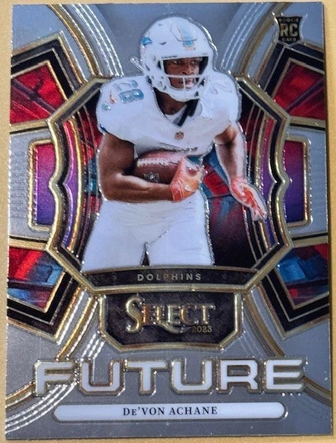 De'Von Achane 2023 Panini Select Football - Select Future #FUT-DAC (RC) Converter