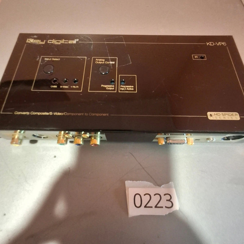 Key Digital KD-VP6 HD Spider Series Video Converter Composite S-Video Component