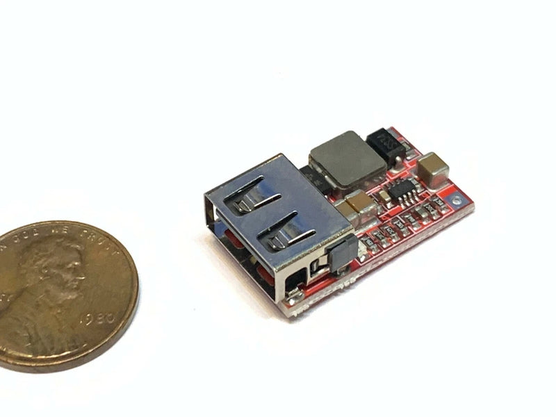 USB DC DC 9V 12V 24V to 5V 3A Step Down Buck Converter