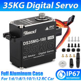 35KG Waterproof Brushless Metal Gear Digital Servo High Torque for 1/8 1/10 RC