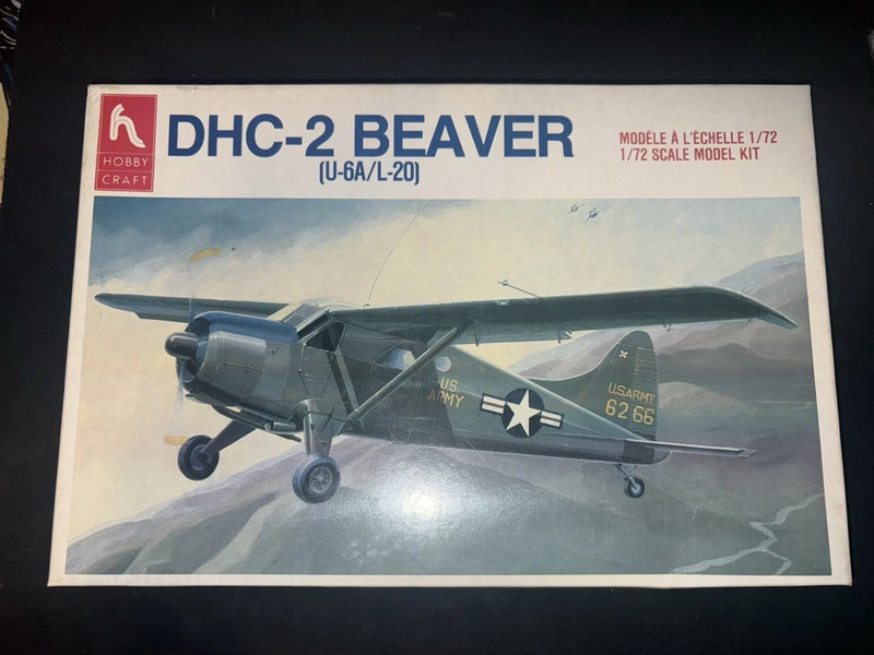 VTG Hobby Craft 1/72 DHC-2 Beaver Model Kit #HC1398 FACTORY SEALED