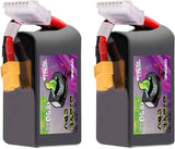OVONIC 2x 6S 1850mAh 120C Lipo Battery XT60 RC Airplane