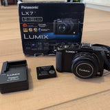 Panasonic DMC-LX7 Digital Camera LEICA Lens With Genuine Charger + Battery + Box