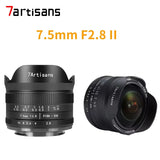 7artisans 7.5mm F2.8 II Manual Fisheye Lens for Sony Nikon Canon Fujifilm M4/3