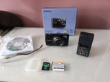 Fujifilm Finepix T400 16MP 10x Zoom Digital Camera Black Charger Tested Working