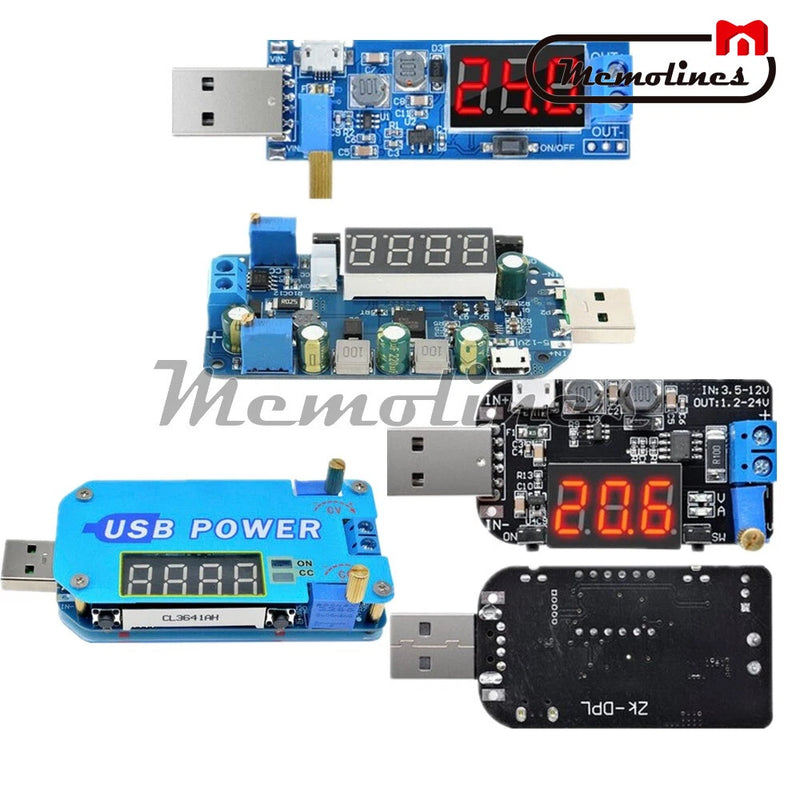 DC-DC 5V to 1.2V-24V 0.5-30V Step Up Down USB Converter Power Supply Module
