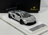 Onemodel 1:64 Silver LP700 Aventador LB Racing Sports Model Diecast Resin Car