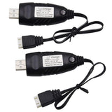 2 Pack 3S 1.5A Lithium Charger Cable Suitable for RC Car Boat Airplane Drone ... Battery