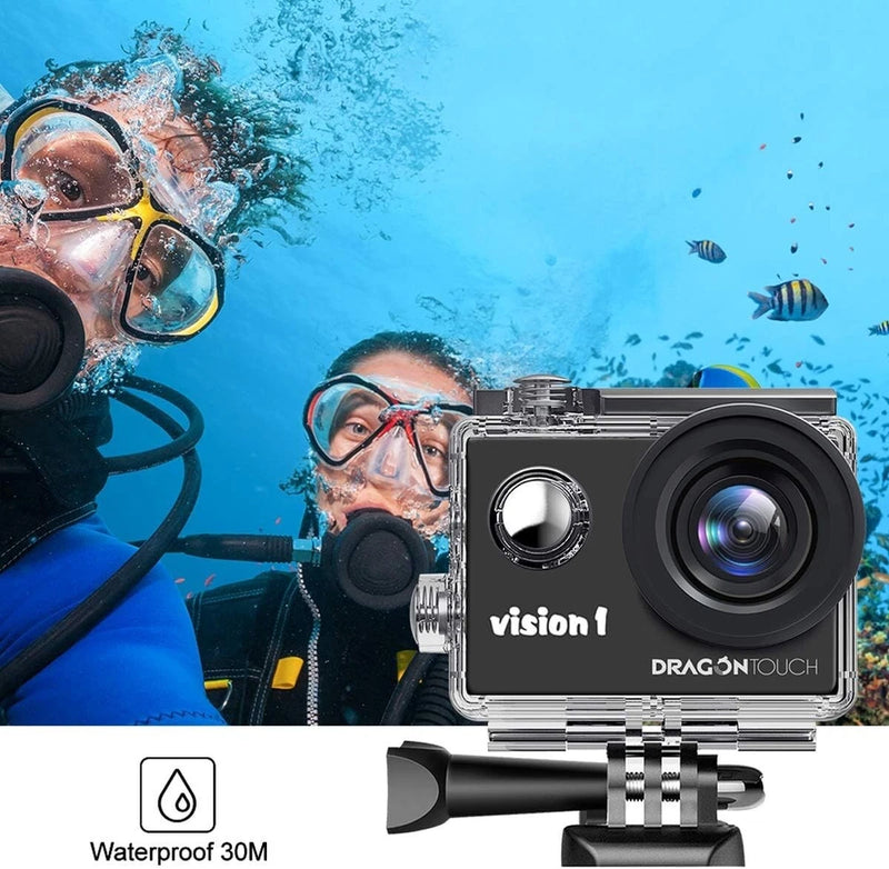 DragonTouch VISION 1 KIDS EDITION 1080P Sports Action Camera Underwater Waterpro