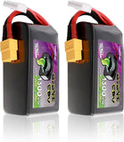 22.2V 6S Lipo 1300 mAh 130C Lipo Battery with XT60 Plug 2 Battery