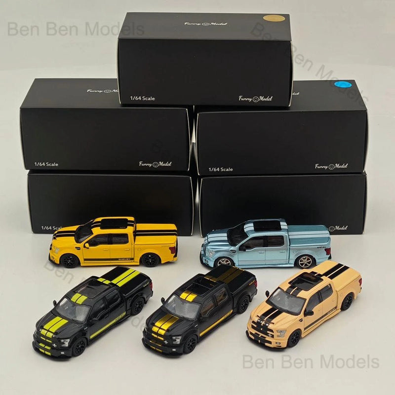 Funny Model 1:64 F-150 Shelby Super Snake Pickup Sport Truck Model Diecast
