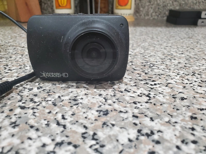 Delkin Wingman HD action camera, front lens and black body