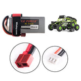 GE Power 7.4V 4200MAH 25C 2S Lipo battery T plug for Wltoys 12428 12429 RC Model Battery