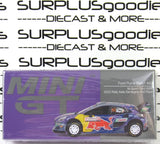 2024 Mini-GT Overseas Ed: Red Bull 2022 FORD PUMA RALLY1 #42 M-Sport WRT Italia