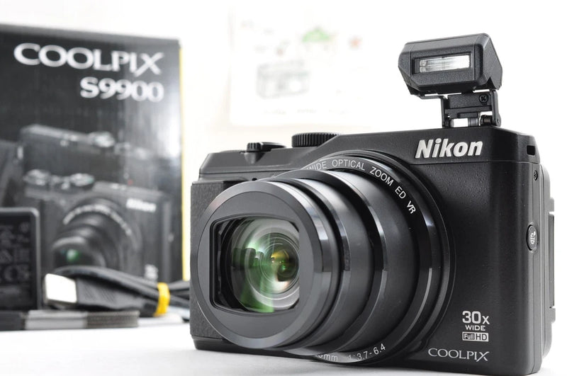 Nikon COOLPIX S9900 16MP 30x Zoom Mint Tested Working Sharp Clean Rare #4089