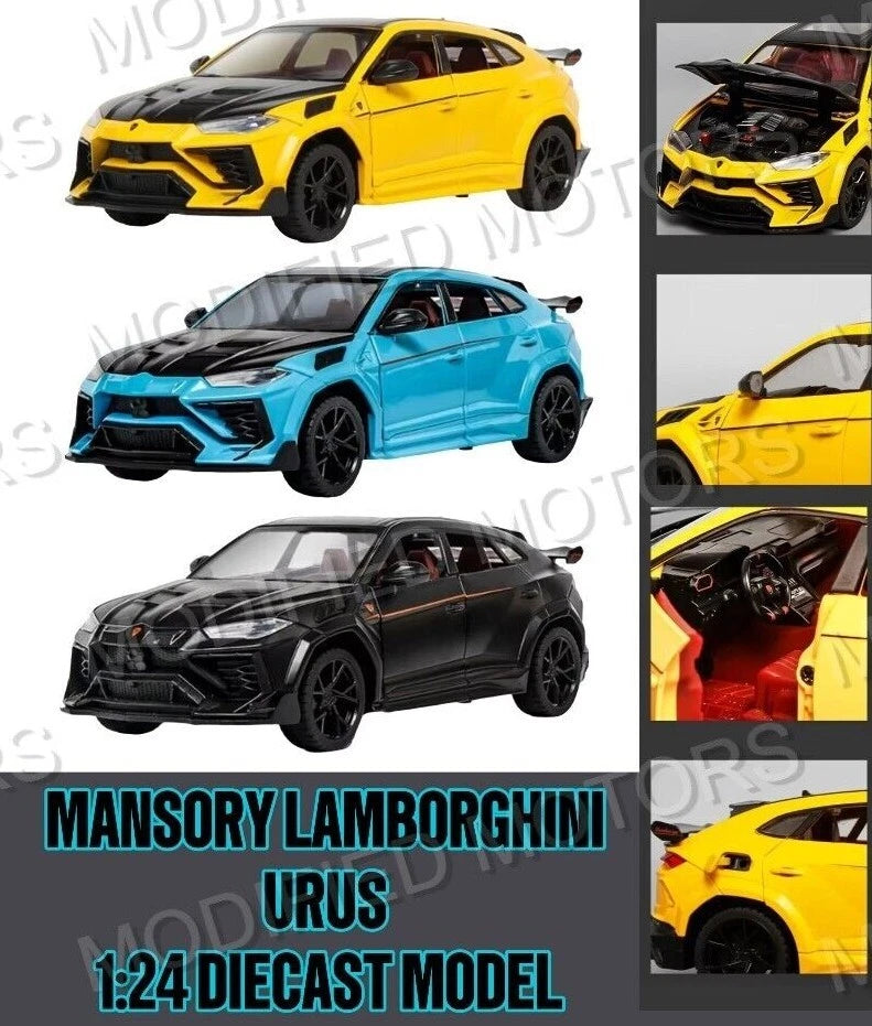 Mansory Lamborghini Urus 1:24 Diecast 1/24 Scale Model Car Toy Gift Collector