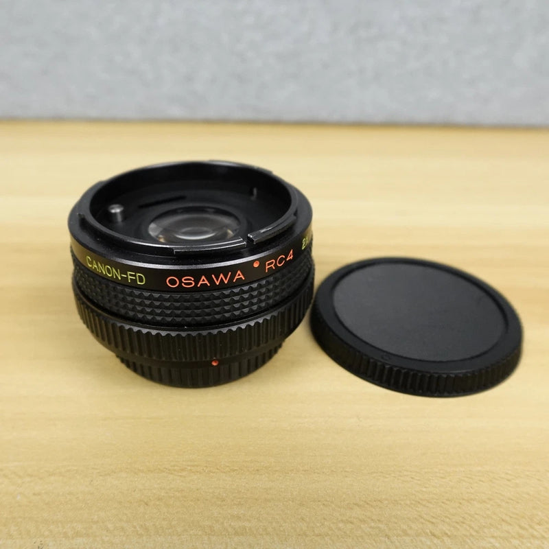 Vintage Canon FD Osawa RC4 2x Tele Converter Black W/Caps Converter
