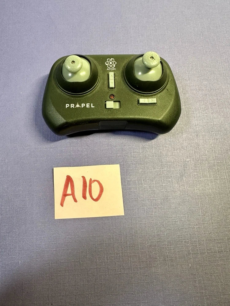 Green Atom Propel drone remote controller with two thumb joysticks