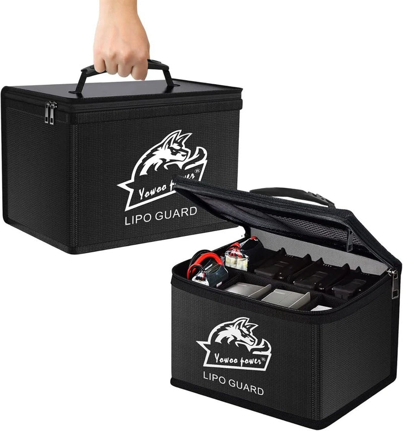 Yowoo Lipo Safe Bag Fireproof Explosionproof LiPo Battery Bag Zipper YOW1177