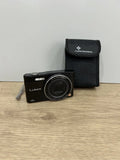 Panasonic Digital Camera Lumix DMC-SZ8 16.0MP Black Tested Working Flash No Work
