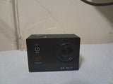 Black WiFi action camera with front lens, mode button, and 4K-WiFi label