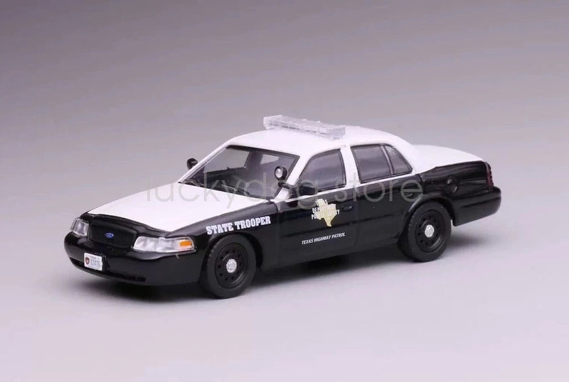 1:64 Scale 596 TXPD Texas Patrol Police Crown Victoria Diecast Display Gift