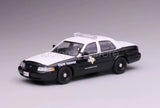 1:64 Scale 596 TXPD Texas Patrol Police Crown Victoria Diecast Display Gift