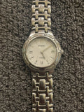 Fossil Steel Ladies watch model fs2533 new battery silver tone band and face Battery