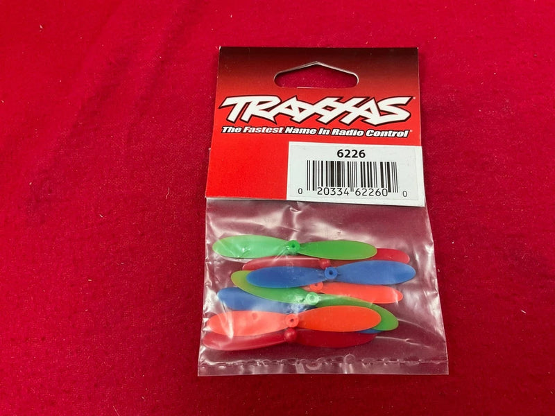 Traxxas 6226 QR-1 Rotor Blade Set RED BLUE GREEN ORANGE (8)  propellers