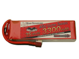 Red 3300mAh 3S LiPo battery with EC3 connector, Ultra 45C series
