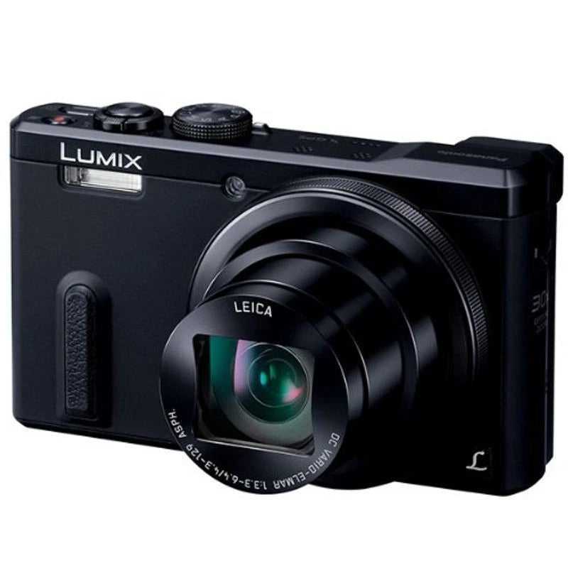 Panasonic Lumix TZ60 Digital Camera, 30x Optical Zoom, Black, DMC-TZ60-K