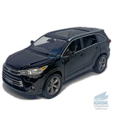 1:32 Toyota Highlander 2019 Model Car Diecast Toy Vehicle Collection Gift Black