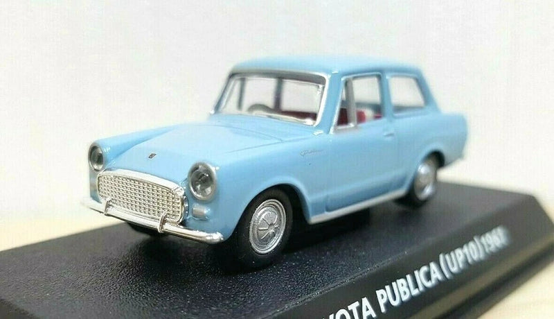 1/64 Konami 1961 TOYOTA PUBLICA UP10 LIGHT BLUE diecast car model