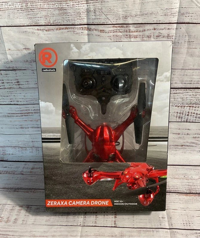 NEW Zeraxa Camera Drone Indoor/Outdoor Radioshack Red