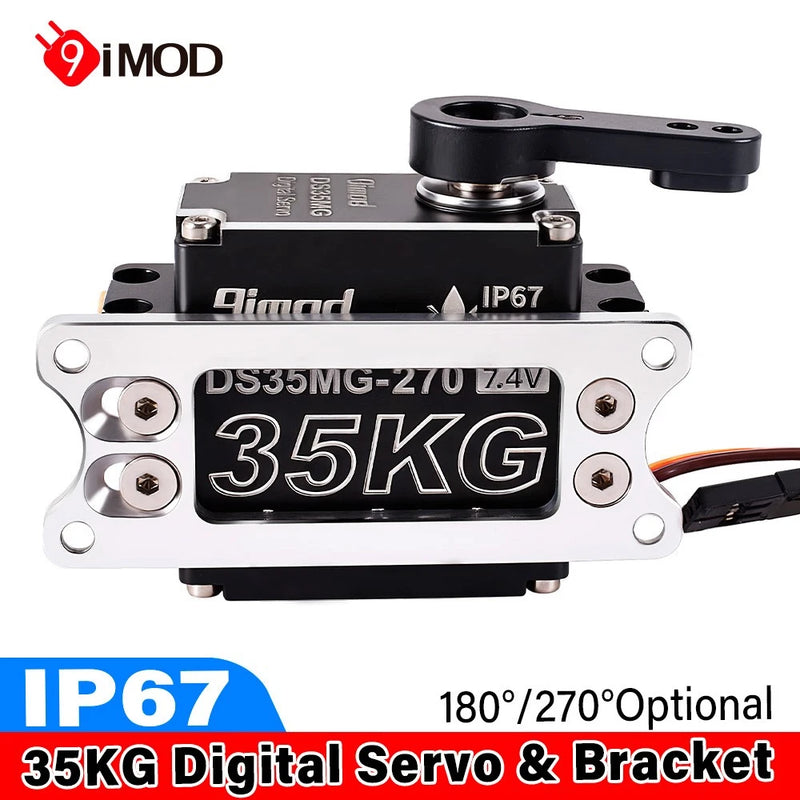 9IMOD 35KG Servo Adjustable Bracket 180??/270?? For1/8 1/10 1/12 RC Car Boat Plane